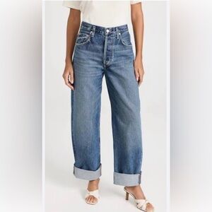 Citizens of Humanity - Ayla Baggy Cuffed Crop Jeans - Size 26